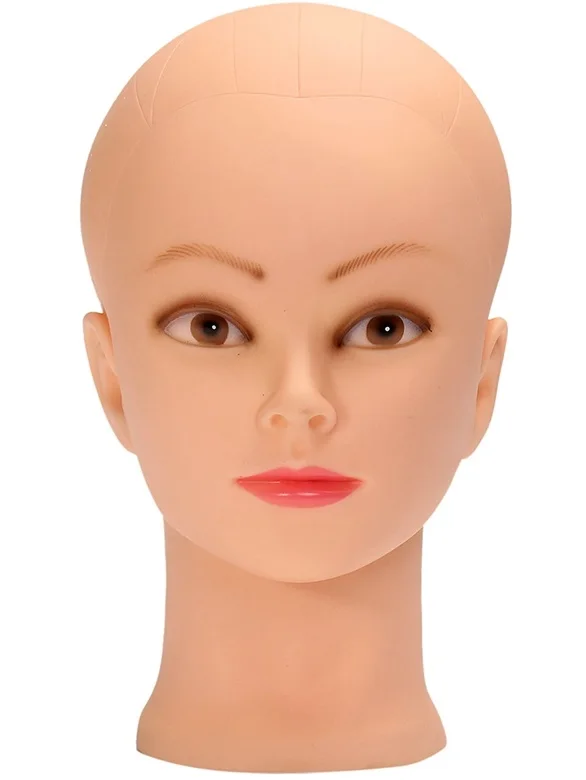 

CAMMITEVER Female Mannequin Head Model Wig Hat Jewelry Display Cosmetology Manikin Hairdressing Doll Women Hairdresser