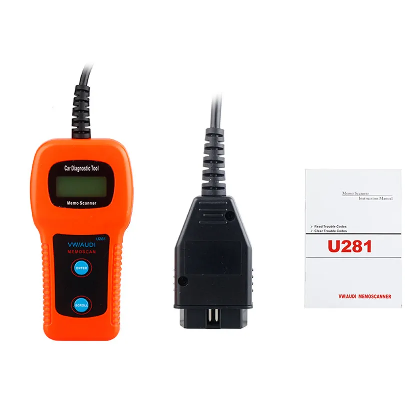 5 шт./лот Подушка безопасности ABS инструмент сброса U281 OBD2 EOBD считыватель кодов