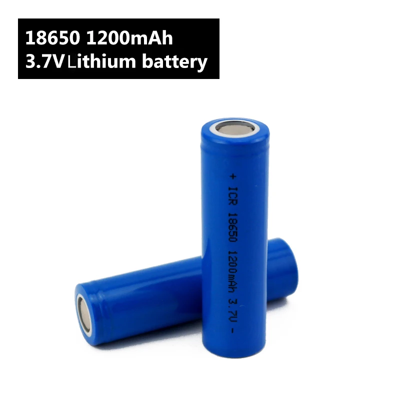 Фонарик 18650 батарея 3,7 V 1200mah литий-ионная аккумуляторная батарея для внешнего аккумулятора/e Bike 18650 батареи(1 шт