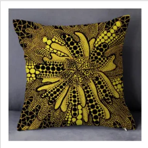 Yayoi Kusama Wave Point queen Тыква Подушка диванная подушка простые современные мягкие игрушки креативный автомобиль подушка под поясницу X1174 - Цвет: 55X55CM