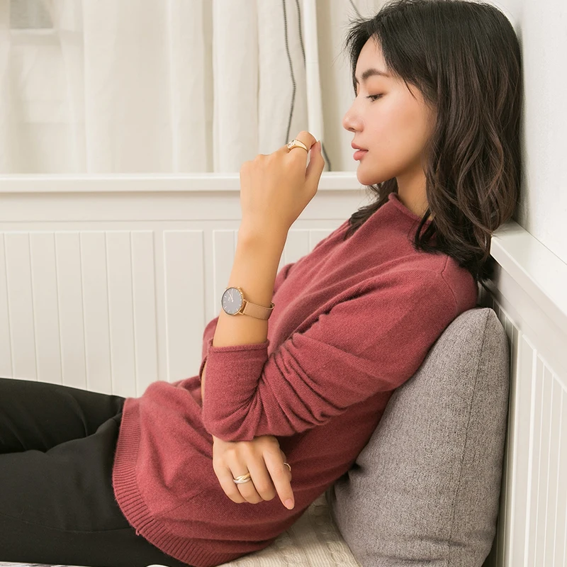 Hot Sale Women Sweaters Pullovers Winter Jumpers High Quality Soft Fashion 100% Pure Cashmere Knitwear Girl Clothes Lady Top | Женская