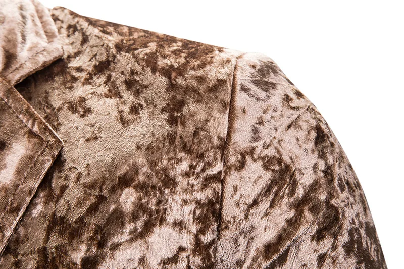 Белый на одной пуговице бархатные мужской костюм блейзер 2019 Фирменная Новинка