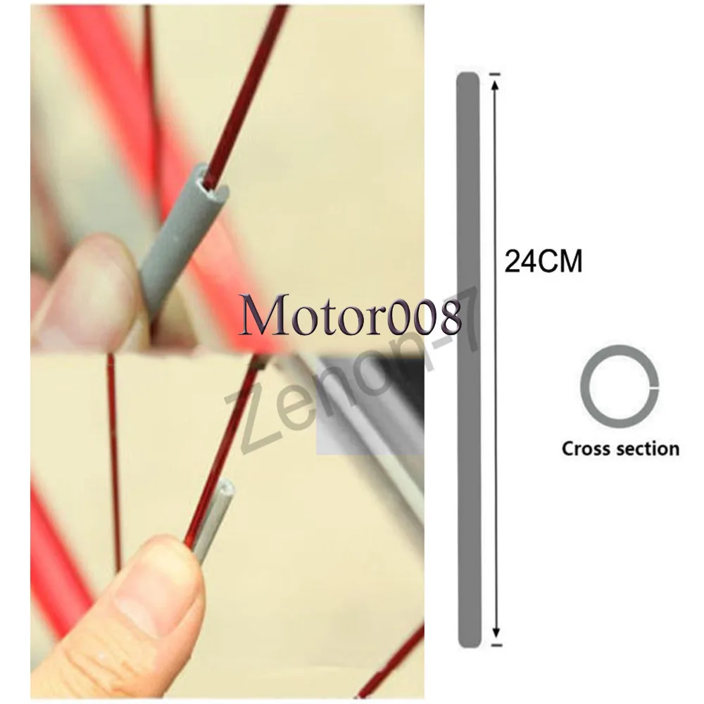 72 шт. накладки на спицы для мотоцикла|protector rims|protector motocrossprotector motorcycle |