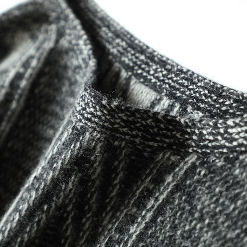 Shuchan Winter Women Sweater Loose 100% Cashmere Ripped O-neck Pullover Female Thick Warm Streetwear Tops | Женская одежда