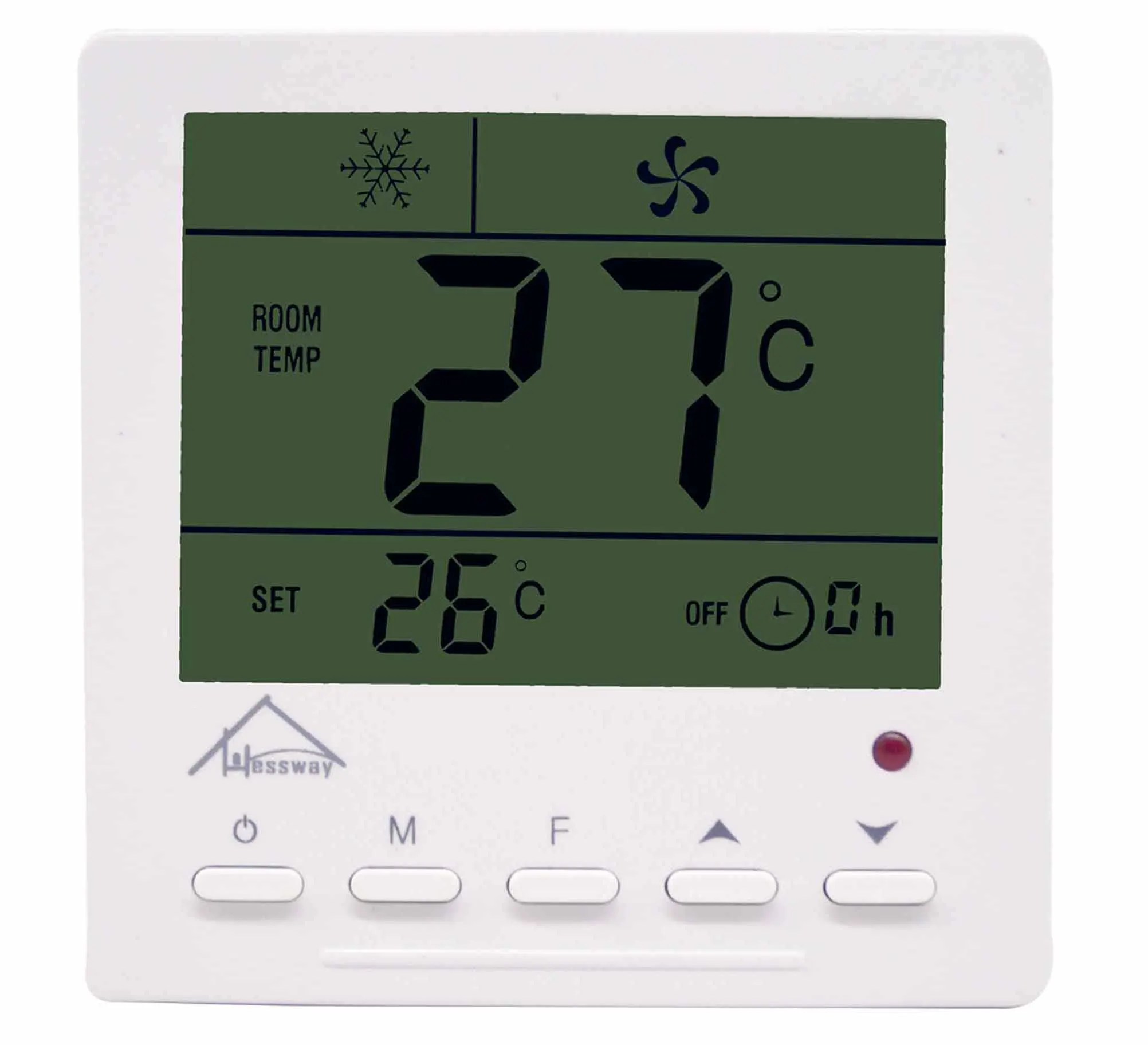 Thermostat HESSWAY вентиляторные катушки тепловые холодильные 3 скорости кондиционер термостат регулятор 220 В - Цвет: Thermostat