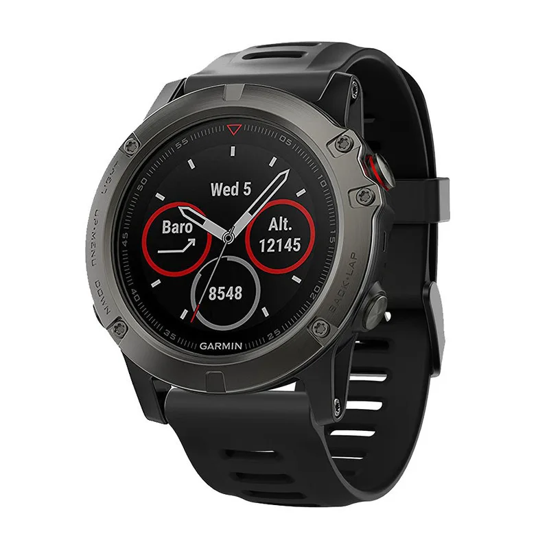 Для Garmin Fenix 5X5 5S Plus 3 3 HR 26 22 20 мм ремешок для часов быстросъемный силиконовый легкий ремешок