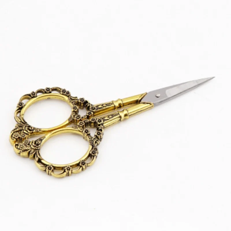 Домашние изысканные Ретро Швейные ножницы из нержавеющей стали европейские