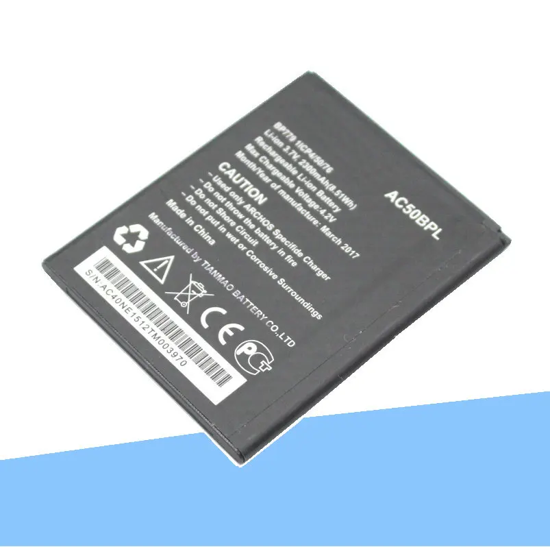 ISkyams 1x 2300 мАч Новое поступление AC50BPL литий-ионный аккумулятор для телефона