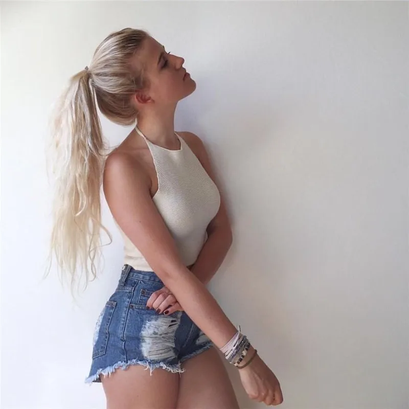 2019 Новая женская винно Красная Вязаная жилетка с повязкой на шее богемное