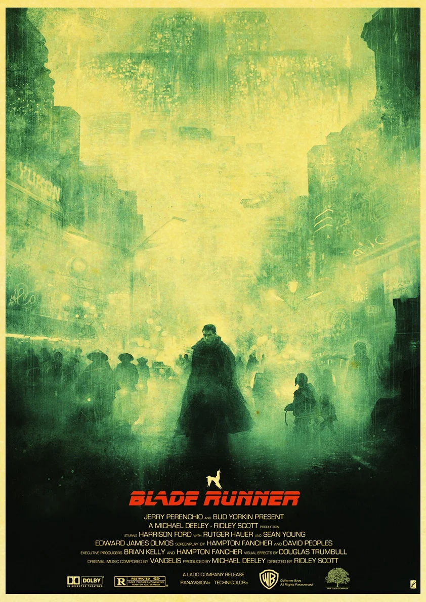 Американский фильм Blade Runner 2049 Ретро плакаты хорошее качество крафт-бумага печатные настенные плакаты художественная живопись Декор для дома комнаты - Цвет: E089