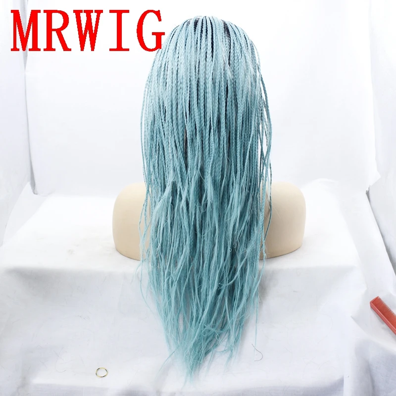 MRWIG бесплатная часть коробка Плетеный парик для волос спереди кружево