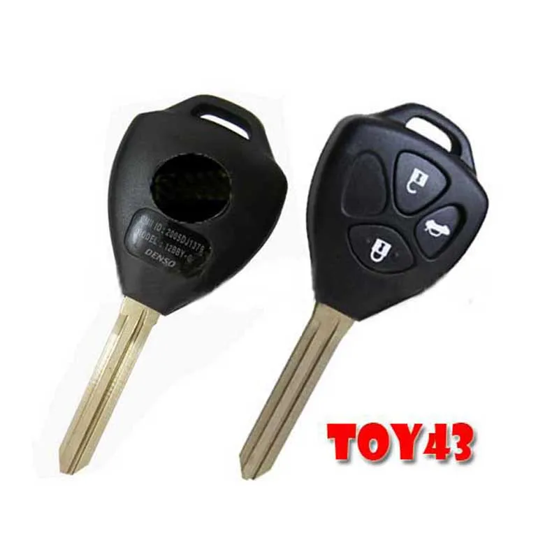 Для Toyota 3 кнопки пульт дистанционного ключа корпус пустой для RAV4 (Toy43 новый