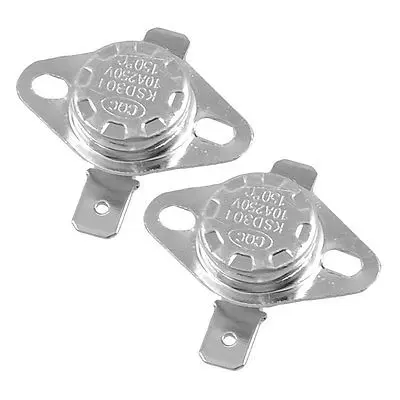 

2 Pcs 150C NC 250V AC 10A Ceramic Thermostat KSD301