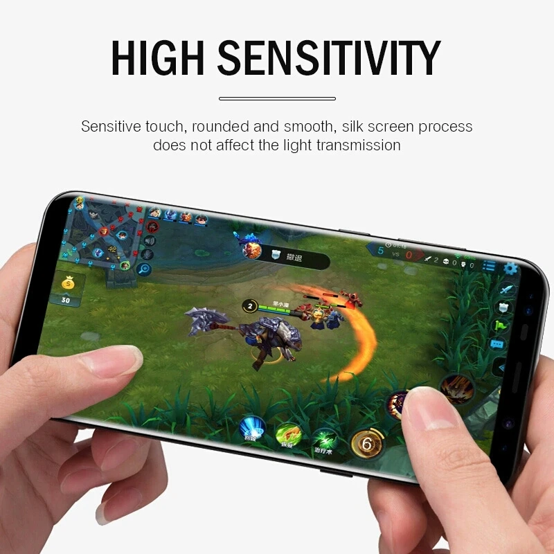 АБДО 6D полный изогнутые закаленное Стекло для samsung Galaxy S9 S8 плюс Примечание 8 Экран