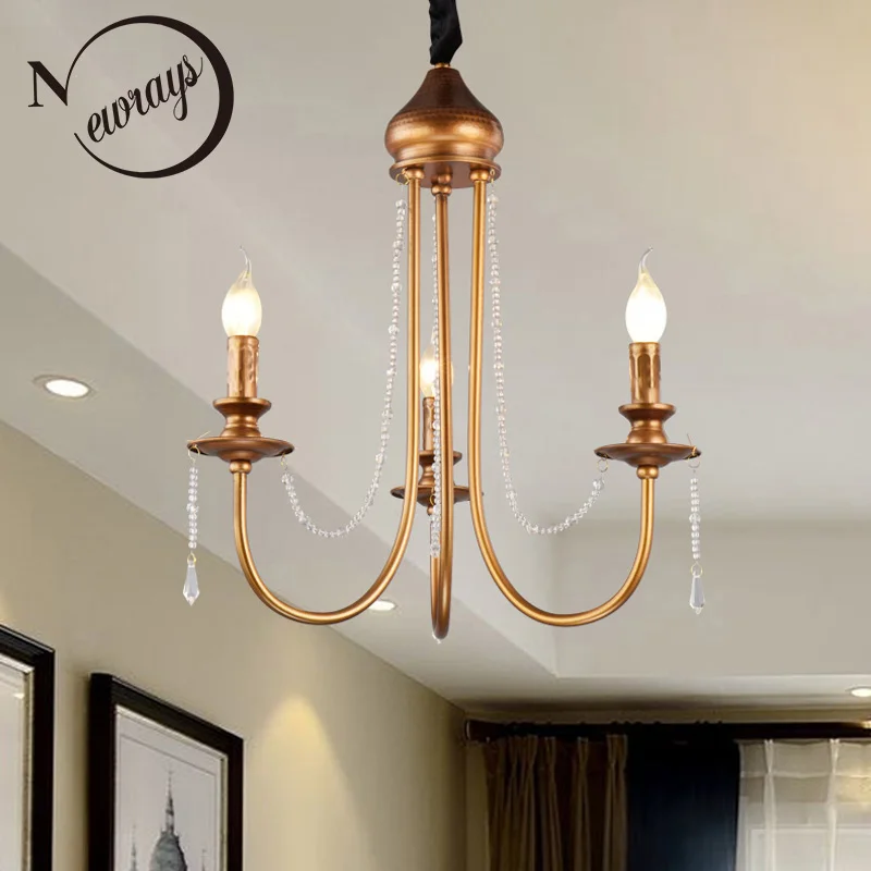 

American Vintage iron plated pendant lamp E14 LED pendant light for living room bed room restaurant palor study office cafe bar