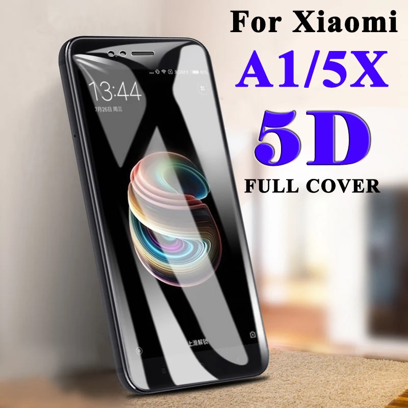 Защитное стекло 5D для Xiaomi Mi A 1 A1 5X X5 1A защитная пленка экрана Xiomi Ksiomi Оригинальная