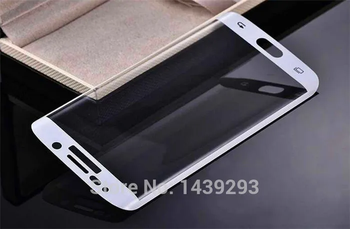 Цветное закаленное стекло с полным покрытием для Samsung S 6 Edge Защита экрана Galaxy S6 G9250