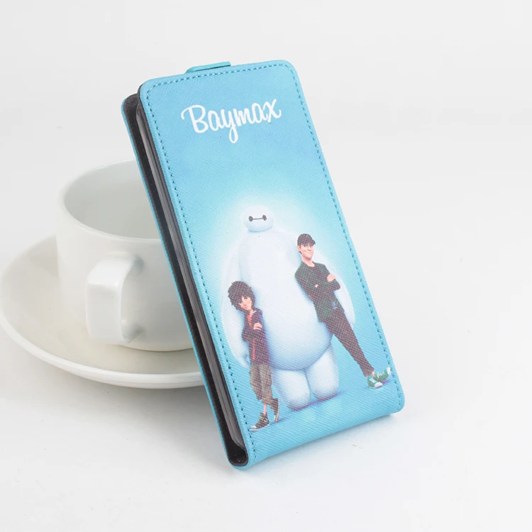 Мода окрашенные Baymax для Lenovo a328 чехол Высокое качество кожаный откидная крышка 328