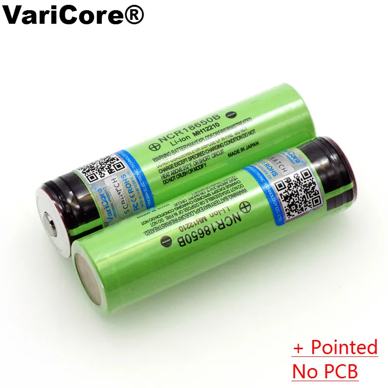VariCore 100% Новый оригинальный 18650 NCR18650B 3400 мАч 3 7 в литий ионный перезаряжаемый