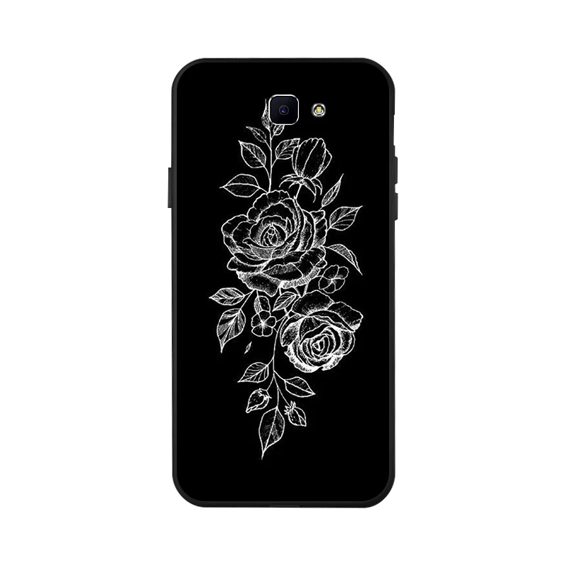 Чехол для Samsung Galaxy J5 Prime мягкий силиконовый чехол-накладка G570F G570 черный чехол |