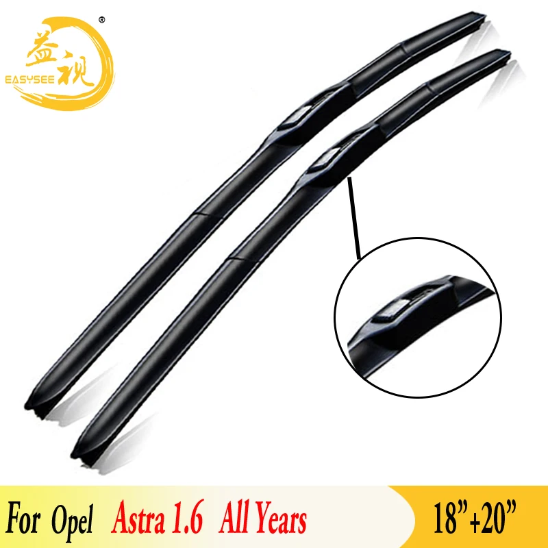 Easysee Wiper blade for 3 Section winter Rubber windscreen windshield wiper Car accessory OPEL Astra 1.6 (all years ) 18&quot+20&quot |