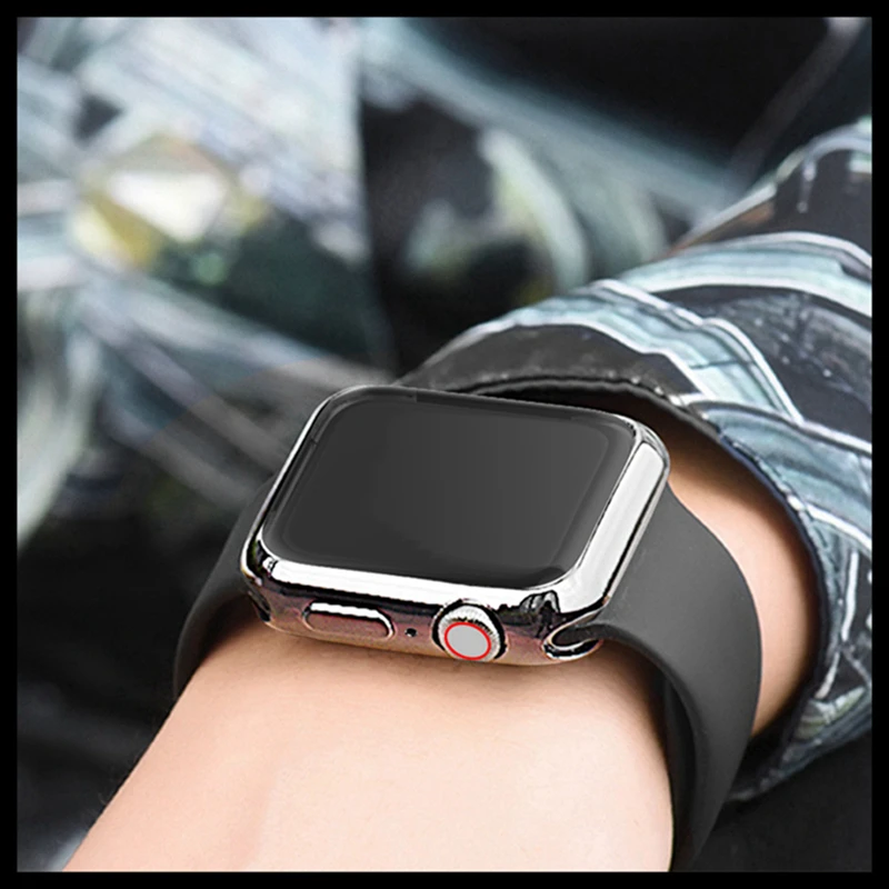 Filiwatch Цвет гальванический чехол для Apple Watch версии 4/3/2/1 Smartwatch Экран защитное