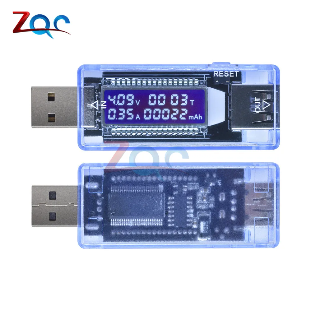 USB зарядное устройство Доктор напряжение измеритель тока Вольтметр Амперметр рабочее время мощность Емкость батареи тестер измерительные инструменты