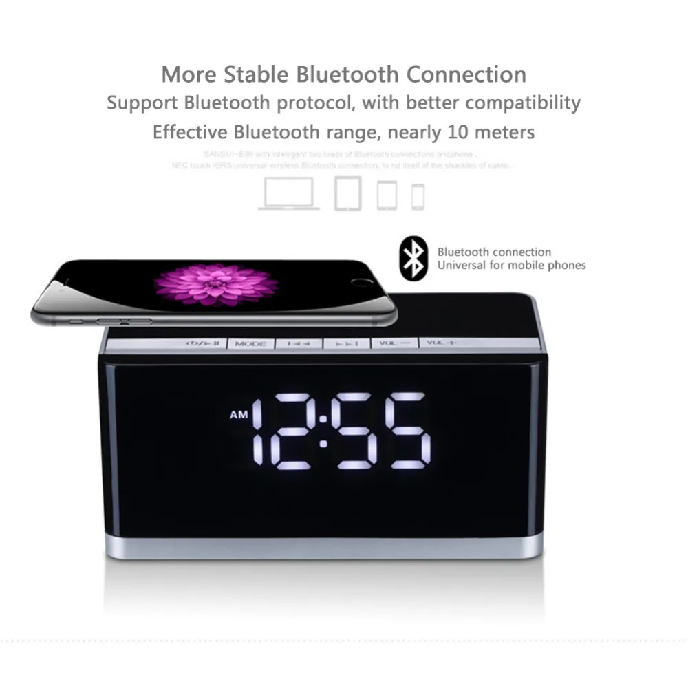 Беспроводной Bluetooth динамик большой мощности сабвуфер для мобильного телефона с TF
