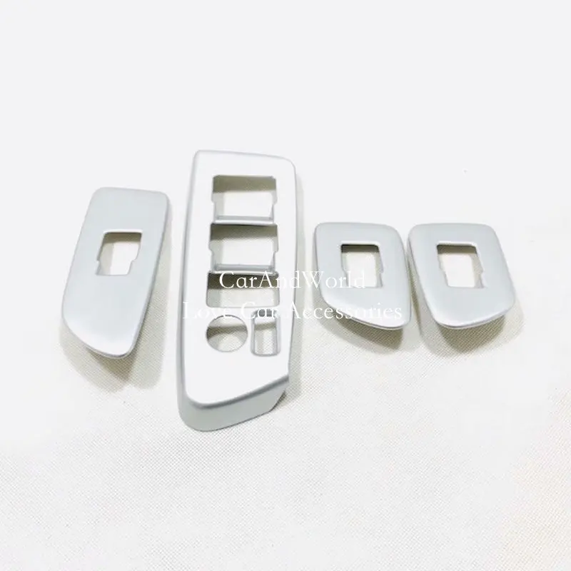 For Toyota Avalon XX50 2019-2021 Interior Door Window Armrest Cover Glass Switch Frame Trims ABS Chrome Car Styling Accessories |