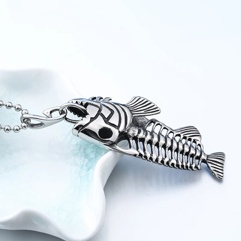 Ювелирное изделие мужское ожерелье с подвеской мода 2018 Fishbone Orna мужские ts