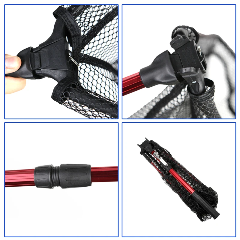 

Retractable Fishing Net Ultralight Telescoping Foldable Landing Net for Fly Fishing Fish Catching Small Landing Net