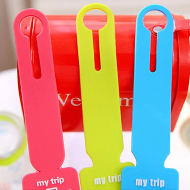 Багажная этикетка 14 цветов силиконовый для путешествий|baggage tag|travel accessoriesaccessories