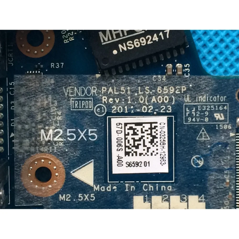 Новый VGA / USB/RJ-45-3258H/03258H/IO монтажная плата/PAL51 CN-03258H для Dell Latitude E6420 w/VGA дискретный |