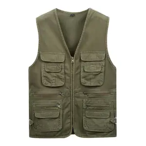 Осенне-весенний мужской жилет, красного, черного цвета, армейский зеленый, без рукавов 4xl, повседневный летний мужской жилет кардиган с карманами для журналистов