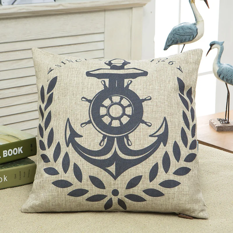 Английский декоративный льняной Хлопковый чехол для подушки/чехол подушки