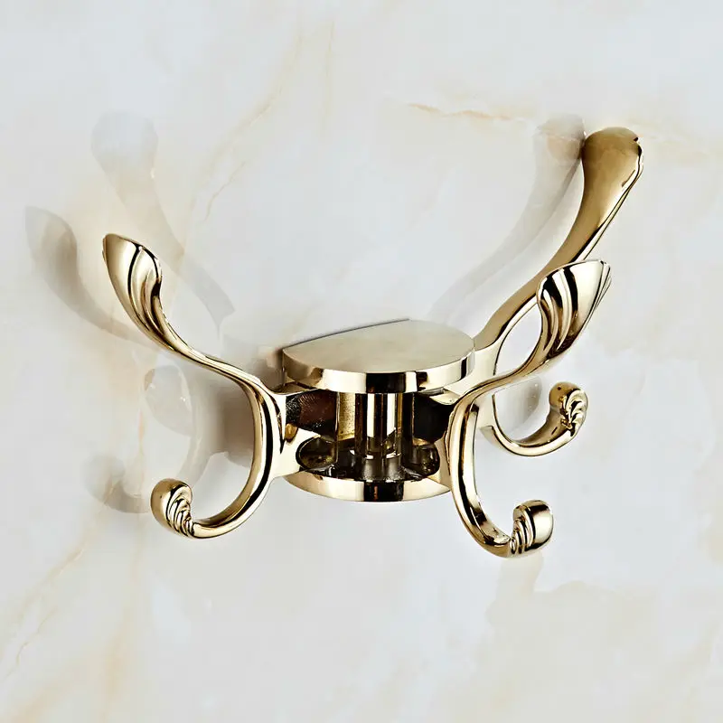 OKAROS Robe крючок крючки для пальто вращающийся на три крючка из цинкового сплава