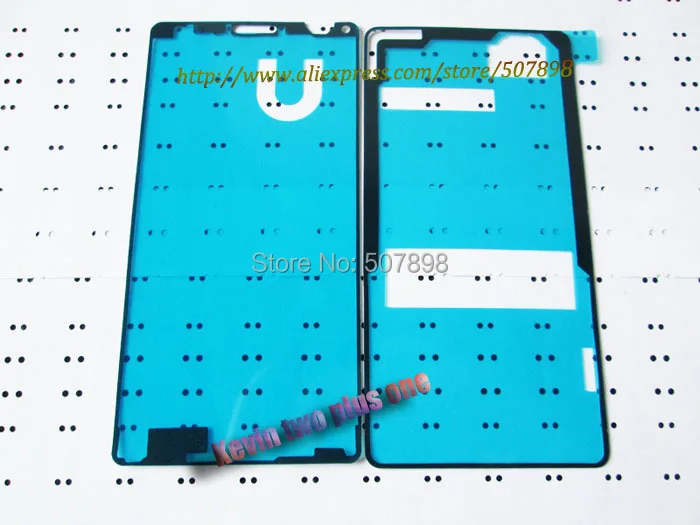 BLINGIRD 5 комплектов (F + B) клейкая лента наклейка для Sony Xperia Z3 Compact Mini D5803 D5833 LCD Корпус