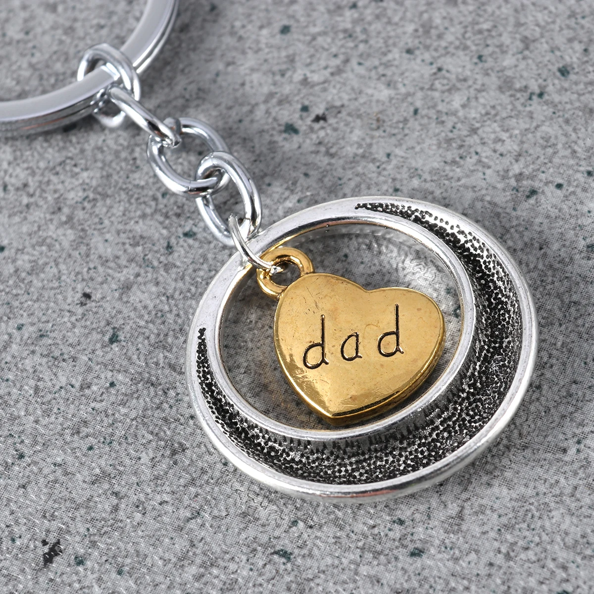 Брелок для папы и мамы I Love U Dad подарок на день отца|Кольца ключей| |