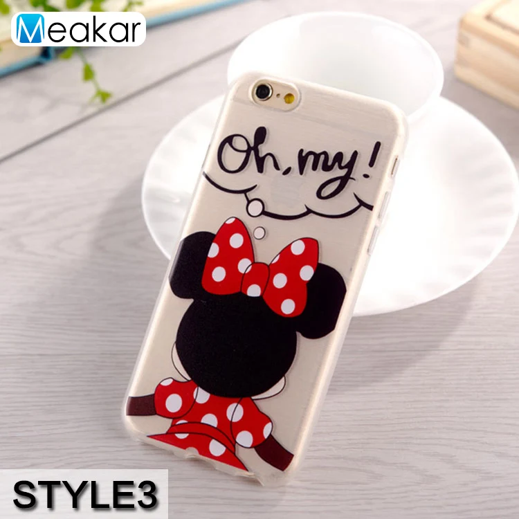 Мягкий силиконовый чехол с рисунком для iPhone 6 s сотового телефона |