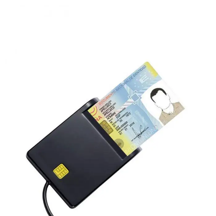 Тип C считыватель смарт-карт общий доступ CAC кардридер для Sim/ATM/IC ID карт DJA99