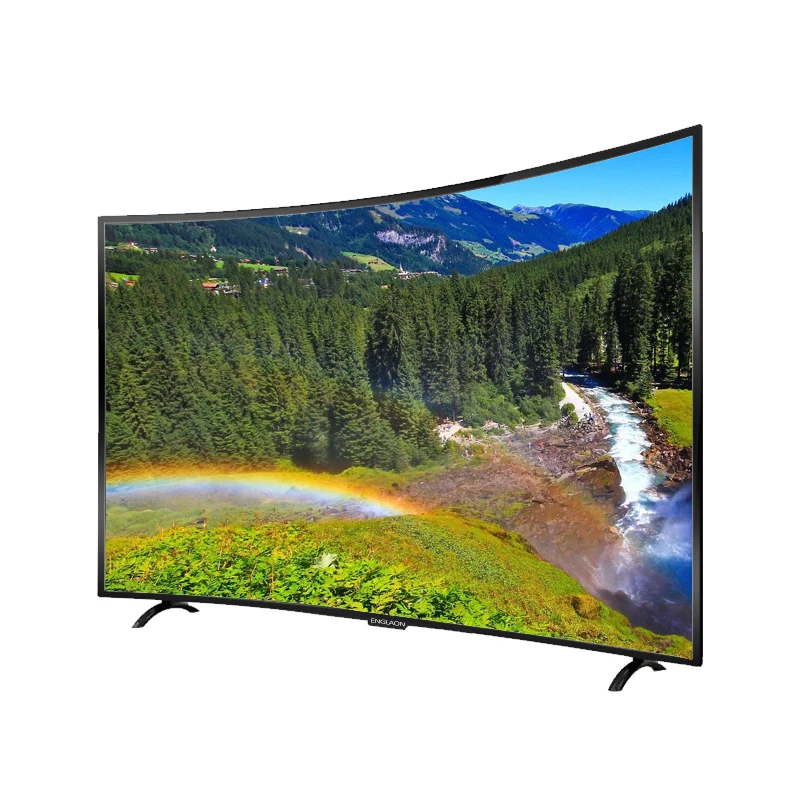 Телевизор 43 дюймов ENGLAON UA430SF led smart tv изогнутые ТВ s Smart + цифровой телевизор Android 7 .0 - - Фото №1