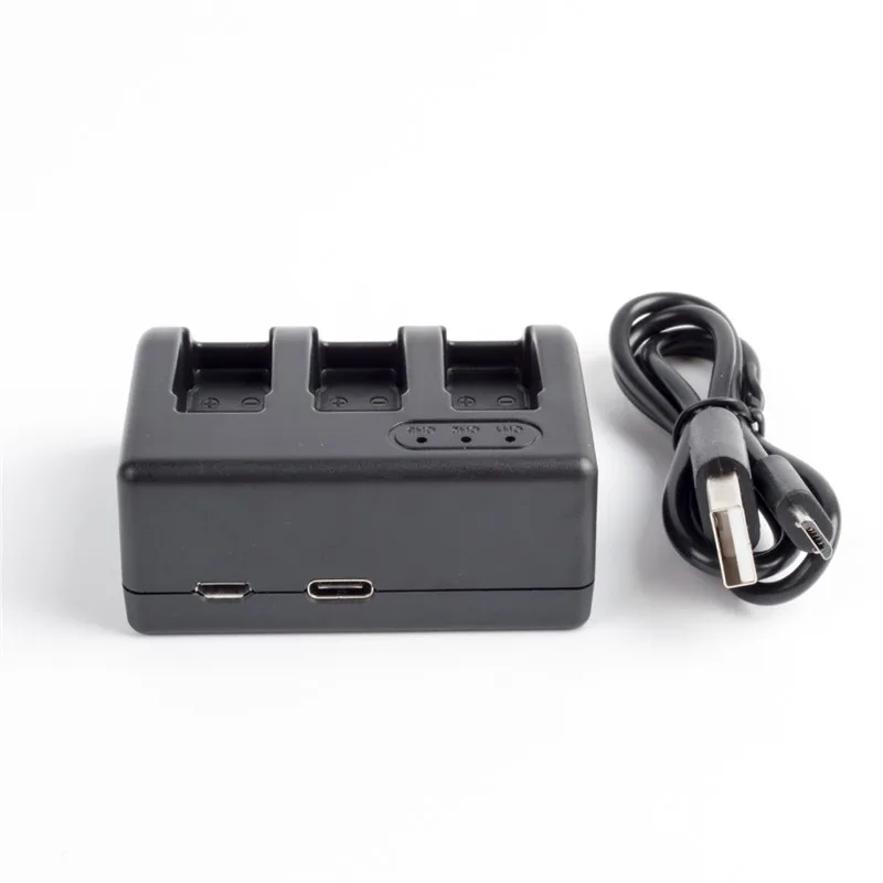 Аксессуары для спортивной камеры ORBMART зарядное устройство с тремя портами Gopro Hero 5