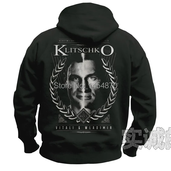 6 Kinds Vintage Mma Boxer Klitschko Cotton Zipper Hoodies Shell Jacket Brand Streetwear Boxing Hero Winner Skateboard Customize