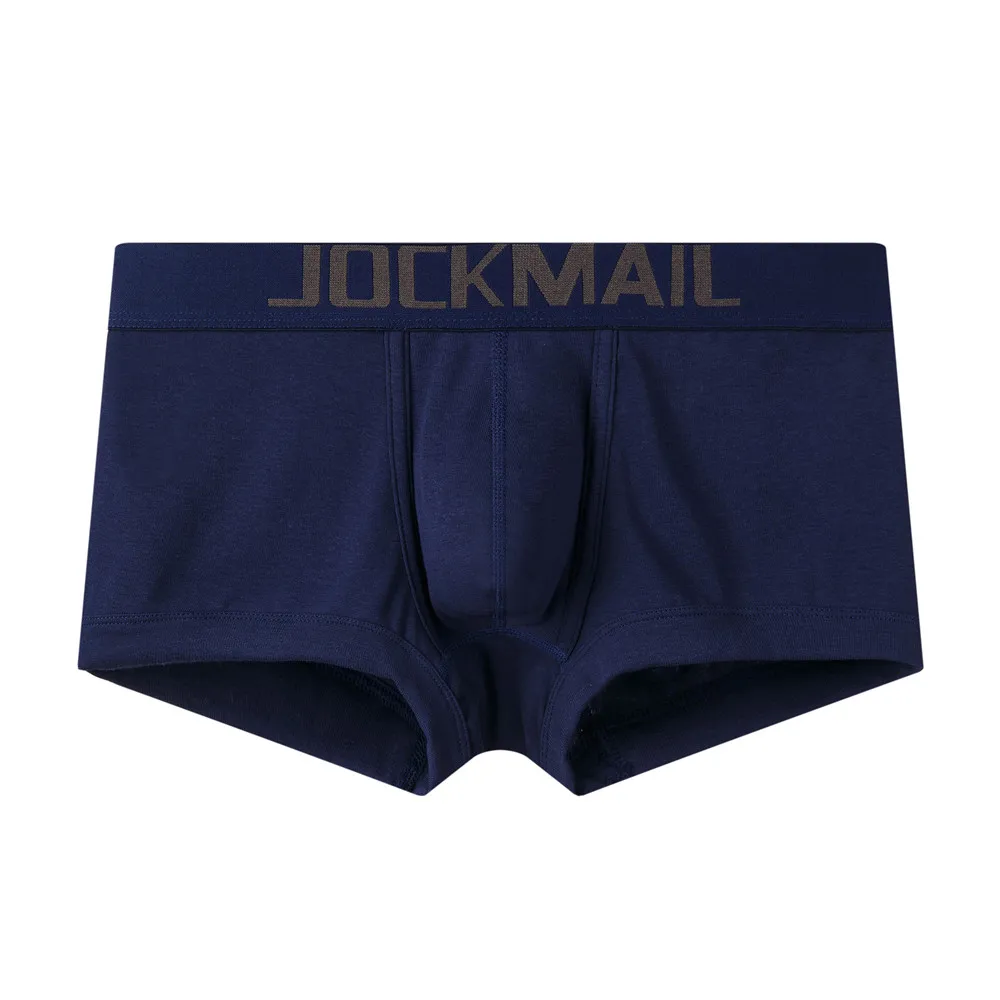 JOCKMAIL, Брендовое Мужское нижнее белье, хлопок, u-образные мужские боксеры, соблазнительные подштанники, хлопковые трусы, боксерские шорты для геев, мужские трусы