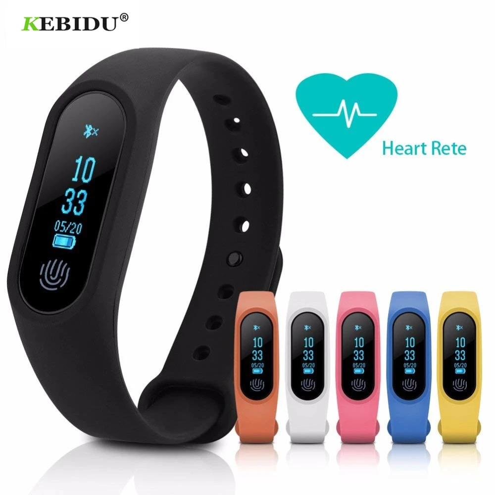 Смарт браслет kebidu IP67 водонепроницаемые часы с сенсорным экраном фитнес трекер