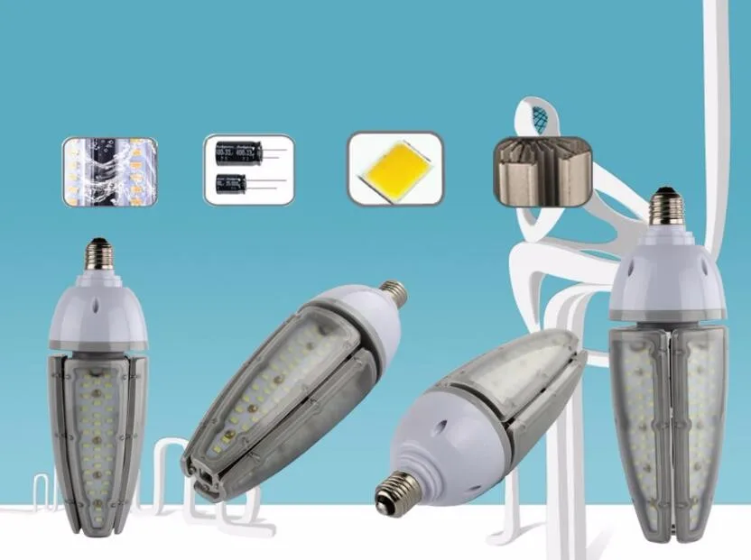 10 шт./лот водонепроницаемая светодиодная лампа для кукурузы 30 Вт E27 E40 E26 E39 улицы