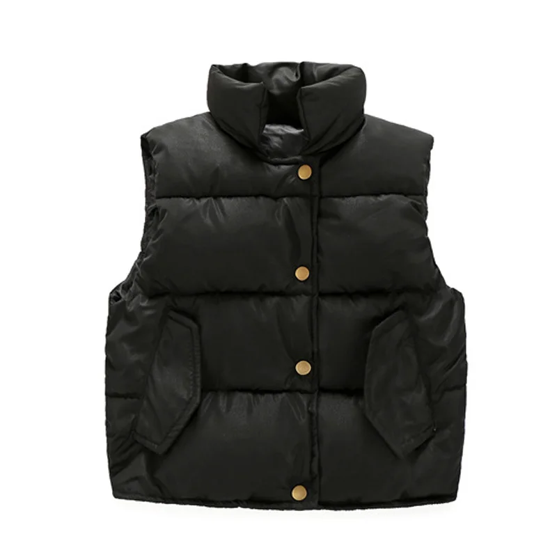 2016 Осень Зима детская Одежда Мальчиков Жилет Унисекс Мальчики Девочки Пальто 2