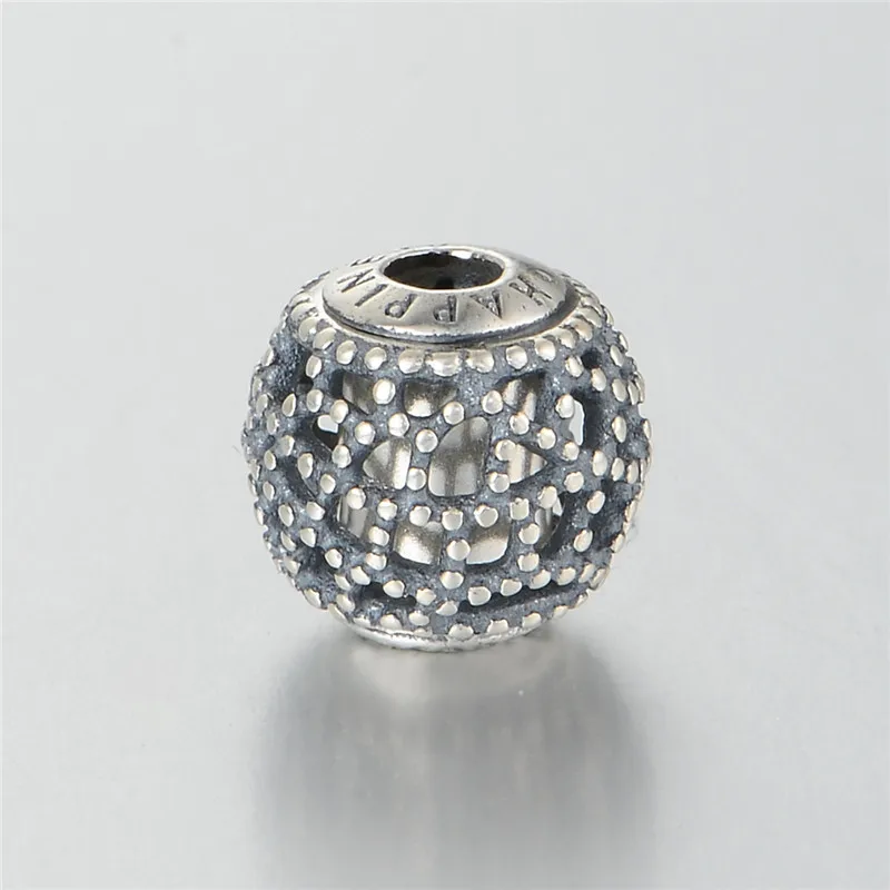 Подходит для браслетов Pandora Essence счастье серебряные бусины Оригинальные 100% 925