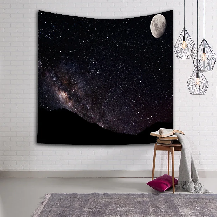 Настенный Galaxy гобелен, ковер большой 150*200 см настенный Galaxy гобелен бросок Йога пляжный коврик плед с рисунком мандалы гобелен в стиле бохо - Цвет: K