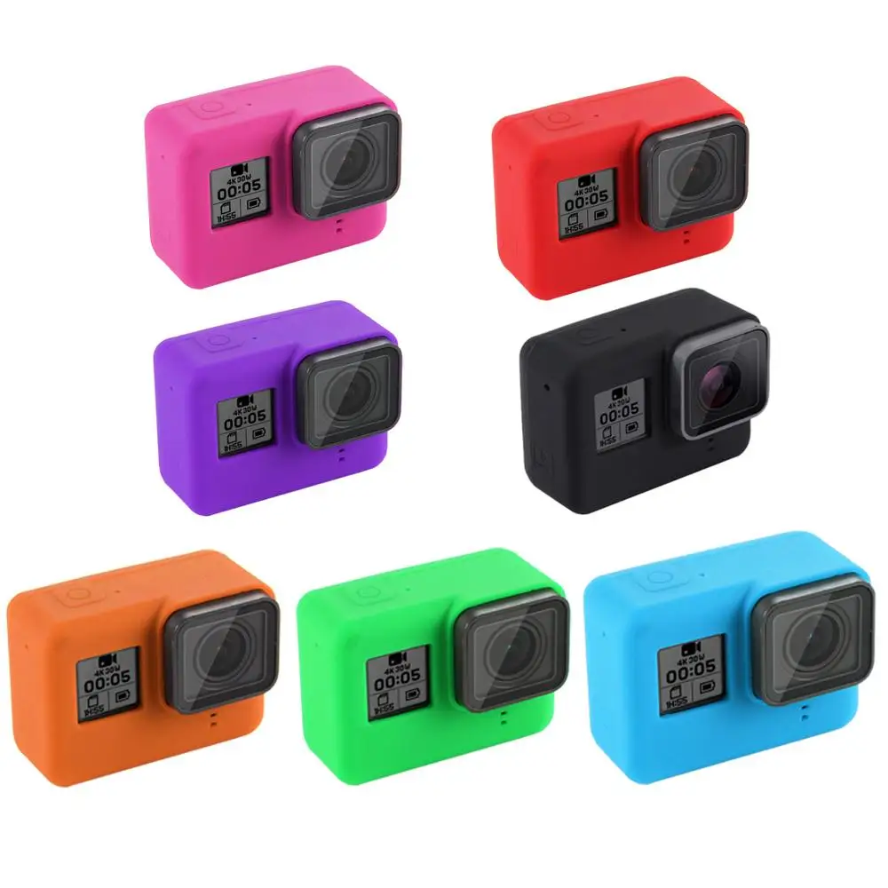 Go Pro экшн камера аксессуары силиконовый защитный чехол Мягкая сумка оболочка с